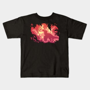 Stargazing Dino (Red Variant) Kids T-Shirt